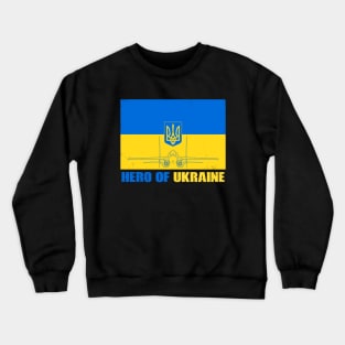 Ghost of Kyiv Hero of Ukraine Crewneck Sweatshirt